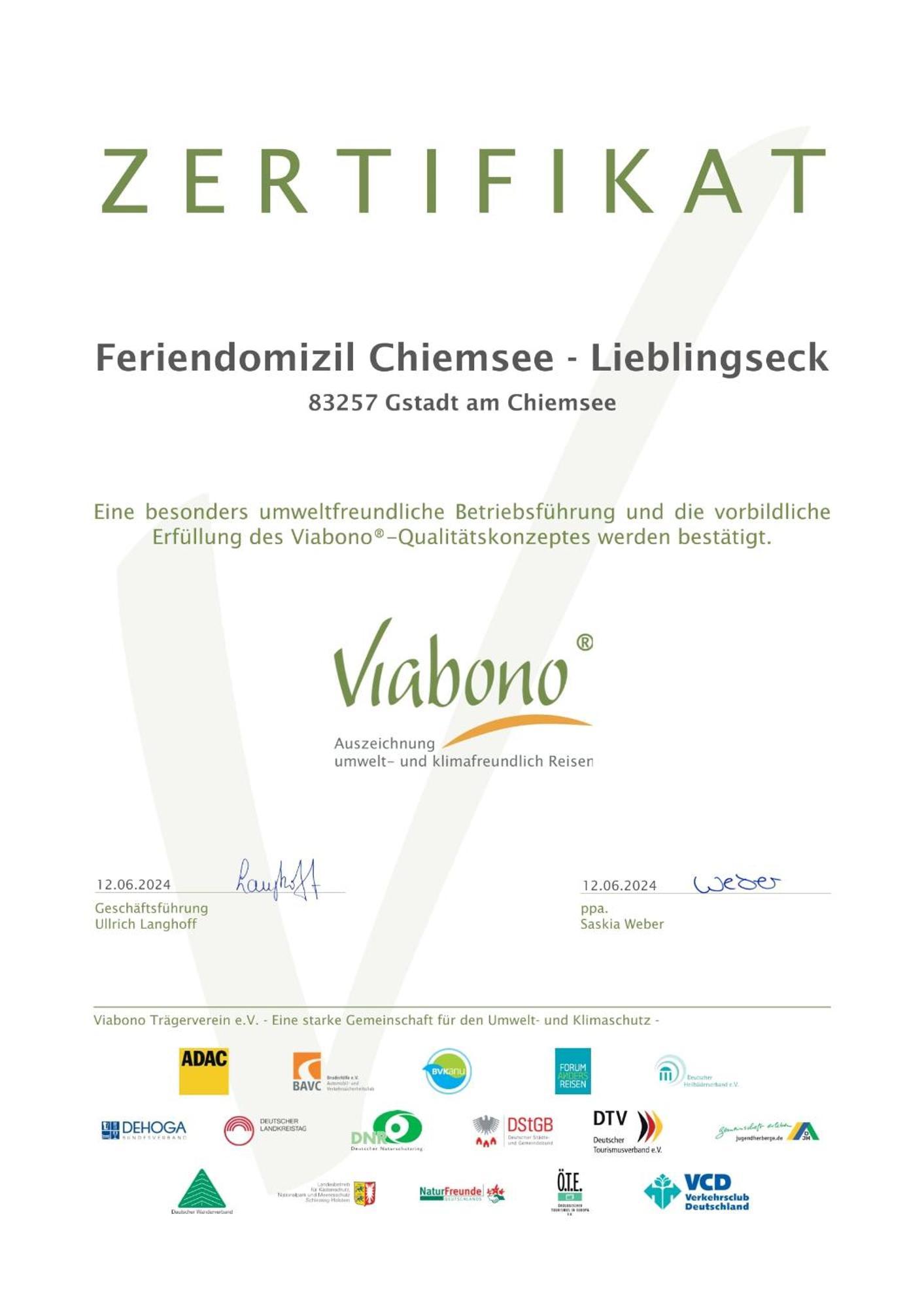 Lieblingseck Nachhaltige 5 Sterne Ferienwohnung Direkt Am Chiemsee غشتات أم كيمزي المظهر الخارجي الصورة