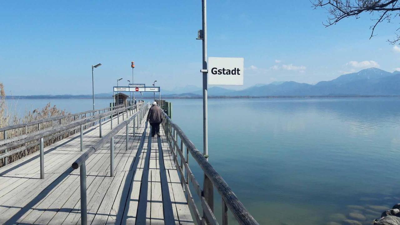 Lieblingseck Nachhaltige 5 Sterne Ferienwohnung Direkt Am Chiemsee غشتات أم كيمزي المظهر الخارجي الصورة